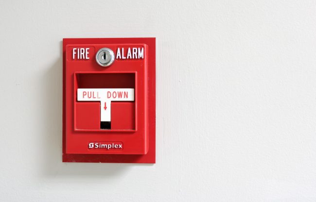 Fire Alarm on Wall